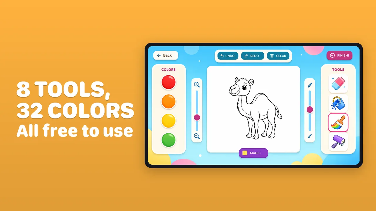 Kids Coloring Book & Games screenshot 3