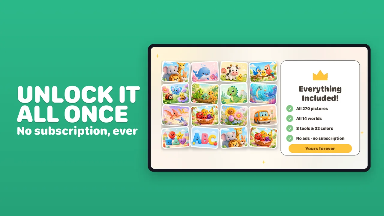 Kids Coloring Book & Games screenshot 5